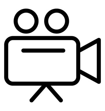video kamera vektör simgesi