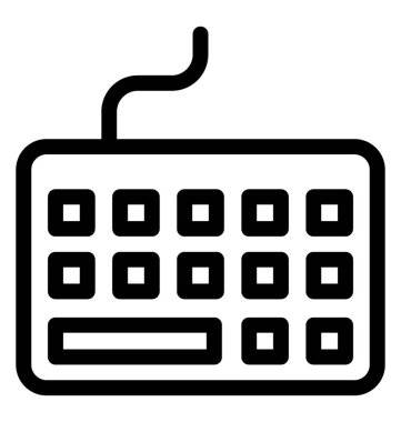 klavye vektör simgesi