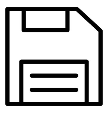 Disket vektör simgesi