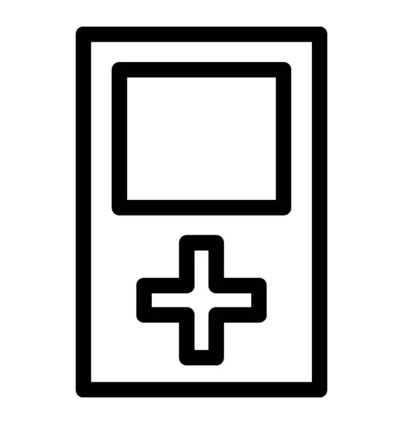 Icône vectorielle Gameboy — Image vectorielle