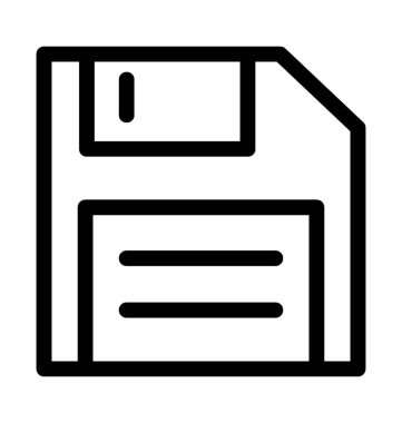 Disket vektör simgesi