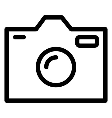 kamera vektör simgesi
