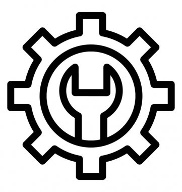 Bakım vektör simgesi