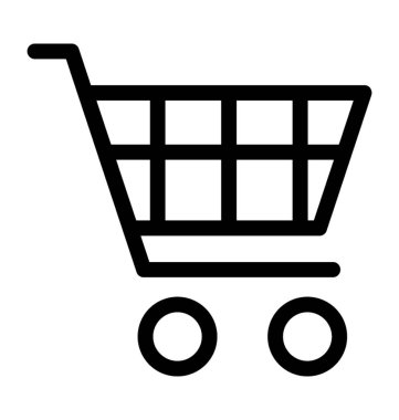 Alışveriş vektör simgesi