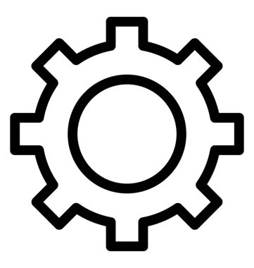 Bakım vektör simgesi