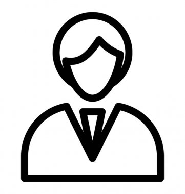 Okul çocuğu vektör simgesi