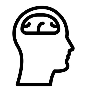 Kafa vektör simgesi
