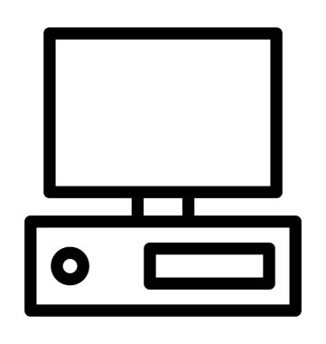 bilgisayar vektör simgesi