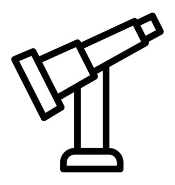 Teleskop vektör simgesi