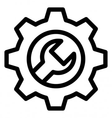 Bakım vektör simgesi