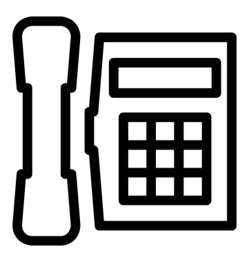 Sabit hat vektör simgesi