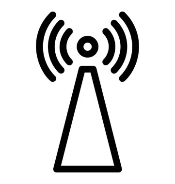 Kablosuz anten vektör simgesi