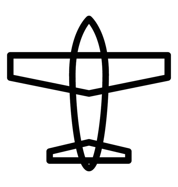 Airplane Vector Icon — Stock Vector