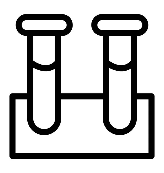 Icona vettoriale della provetta — Vettoriale Stock