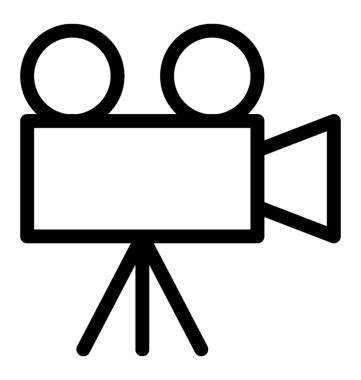 video kamera vektör simgesi
