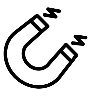 mıknatıs vektör simgesi