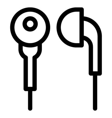 Kulaklık vektör simgesi