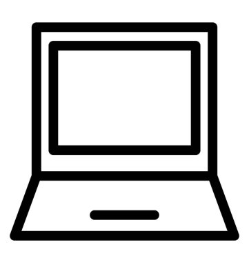 Laptop vektör simgesi