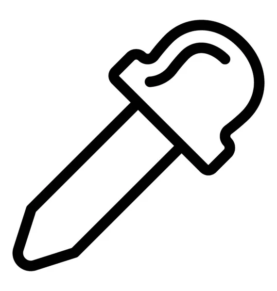 Pipette-Vektor-Symbol — Stockvektor