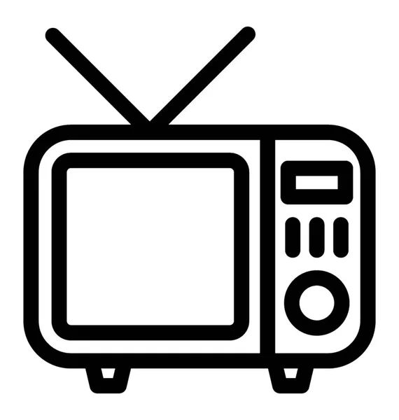 Icono del vector de TV — Vector de stock