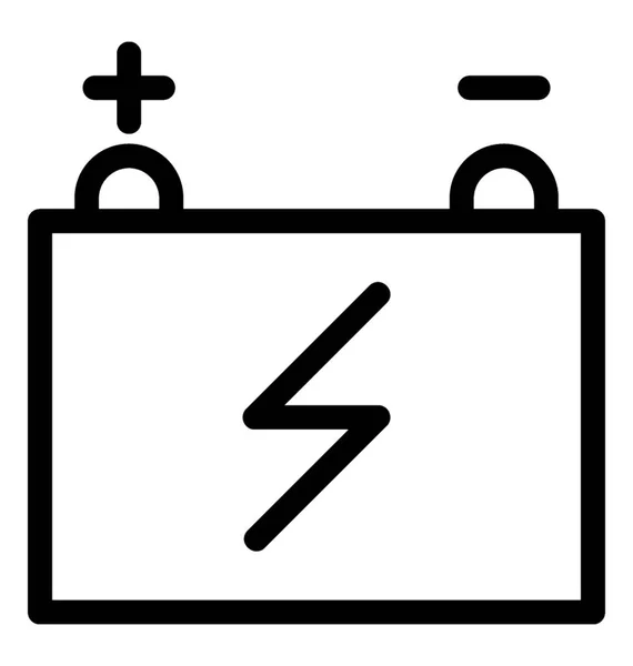 Icône de vecteur de batterie de voiture — Image vectorielle