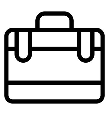 Evrak çantası vektör simgesi