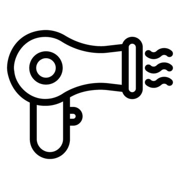 saç kurutma makinesi vektör simgesi