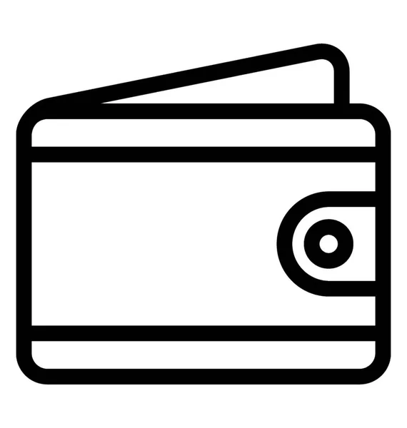 Cartera vector icono — Archivo Imágenes Vectoriales