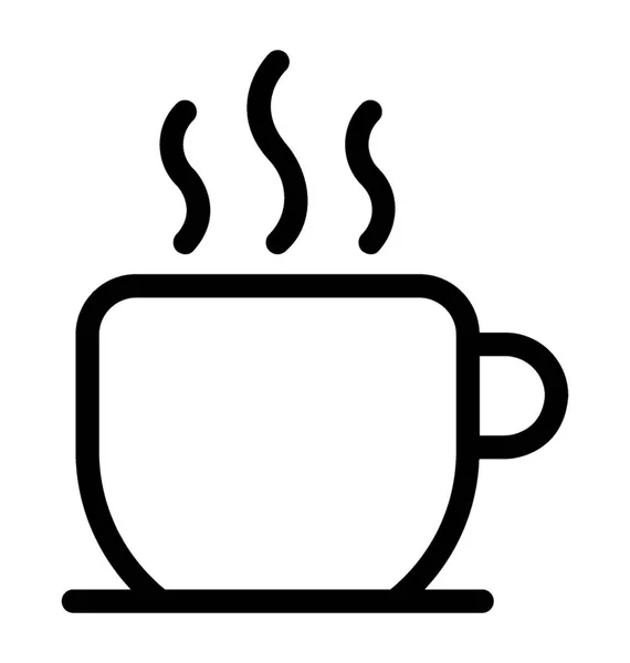 Taza de té vector icono — Vector de stock