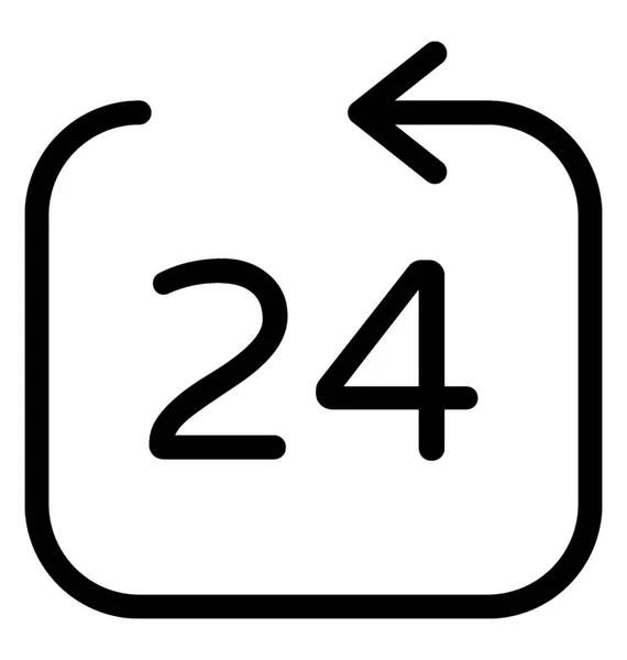 Dvacet čtyři vektorové ikony — Stockový vektor