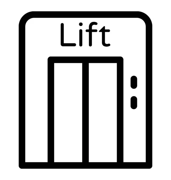 Lift-Vektor-Symbol — Stockvektor