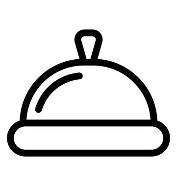 Tabağı vektör simgesi