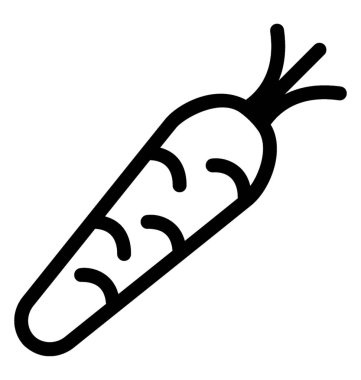 havuç vektör simgesi