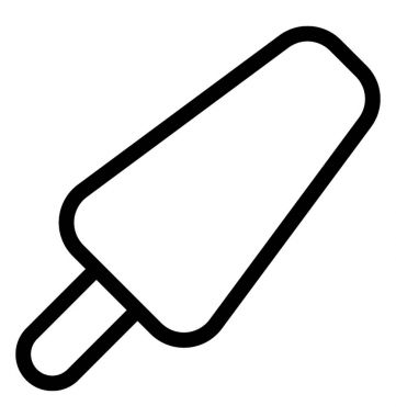 Buzlu şeker vektör simgesi