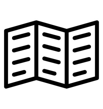 Gazete vektör simgesi