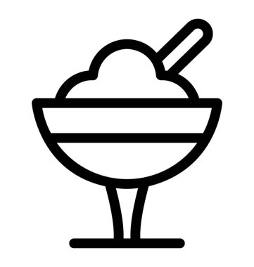 dondurma vektör simgesi