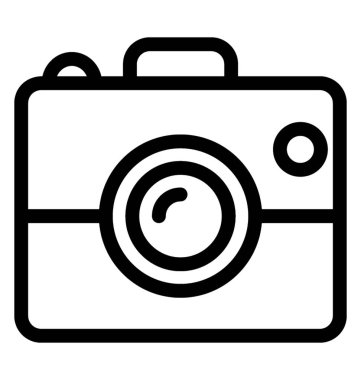 kamera vektör simgesi