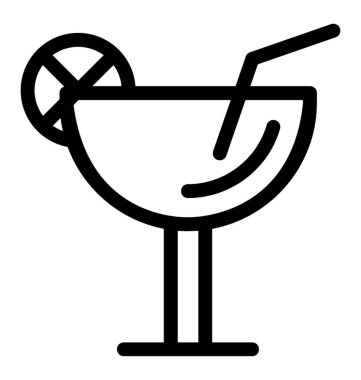 Kokteyl vektör simgesi