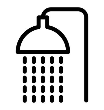 Duş vektör simgesi