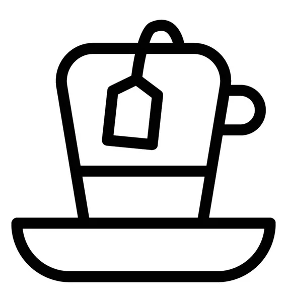 Icona vettoriale del tè istantaneo — Vettoriale Stock