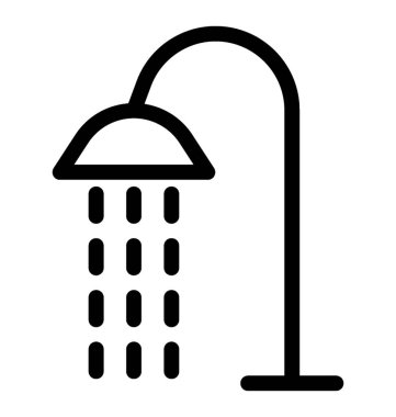 Duş vektör simgesi