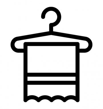 Havlu vektör simgesi