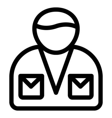 Katip vektör simgesi