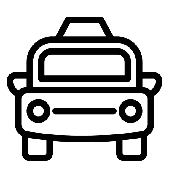 Taxi Vector Icon — Stock Vector