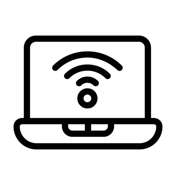 Wifi-Vektor-Symbol — Stockvektor