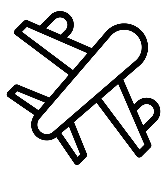 Flugzeug-Vektorsymbol — Stockvektor