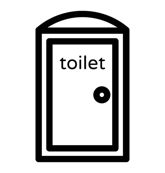 Toiletten-Vektor-Symbol — Stockvektor