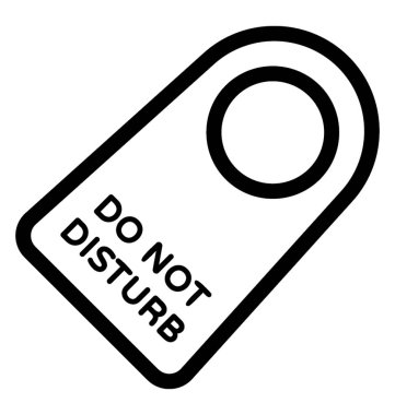 Kapı askı vektör simgesi