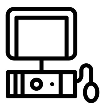 bilgisayar vektör simgesi