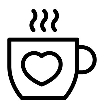 çay fincanı vektör simgesi